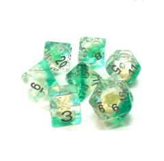 Old School RPG Dice Set: Infused - Beach Party Aqua